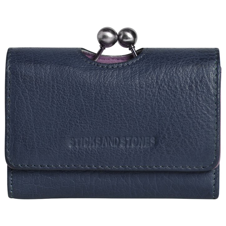 STICKS & STONES Biarritz wallet dark blue